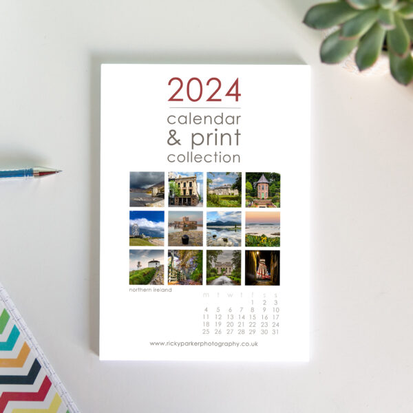 2024 Northern Ireland Calendar Refill A6 (mini easel not included)